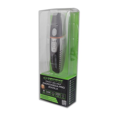 EOT062 Esperanza profesjonalna lampka rowerowa led na przód andromeda pro 2000 lx