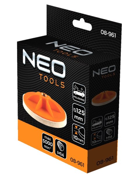 Filc polerski 125 x 10 mm, M14 Filc polerski 125 x 10 mm, M14