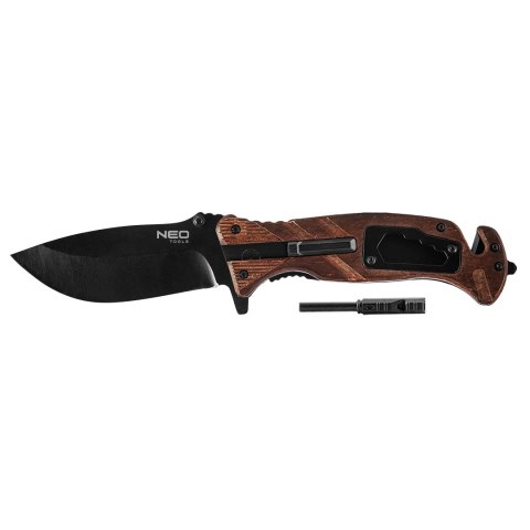 Nóż survivalowy składany 22 cm, 6 w 1 Nóż survivalowy składany 22 cm, 6 w 1
