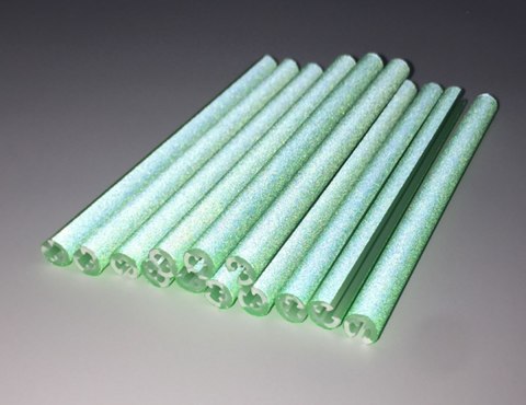 AG402A Odblask. rurki na szprychy green AG402A Odblask. rurki na szprychy green