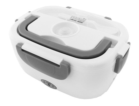 AG479G Lunchbox podgrzewany biało-szary