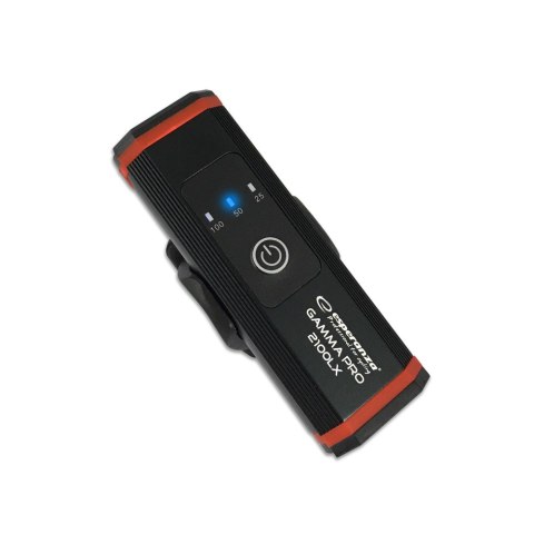 EOT058 Esperanza profesjonalna lampka rowerowa led na przód 2w1 gamma pro 2100 lx