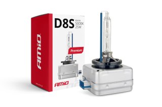 Żarówka ksenonowa żarnik hid xenon d8s 5000k amio premium amio-02395