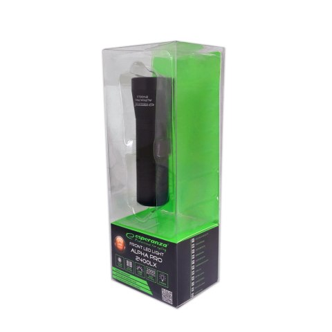 EOT057 Esperanza profesjonalna lampka rowerowa led na przód 2w1 alpha pro 2400 lx