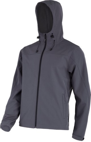 Kurtka softshell z kapt. szara, "3xl", ce, lahti