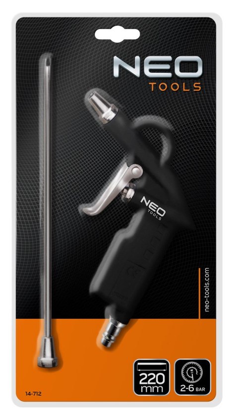 Pistolet do przedmuchiwania długi 300 mm