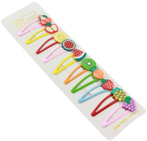 AG264A Zestaw spinek do włosów 10szt owo