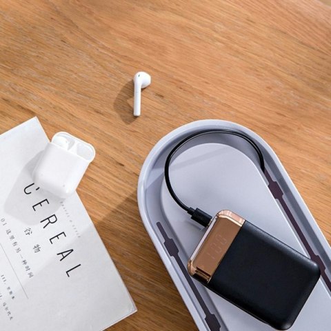 AG381F Organizer na kable listwy biały