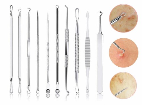 AG554E Zestaw do usuwania zaskórników 10