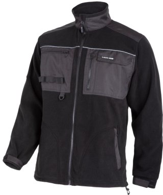 Bluza polar. ze wzmocnieniami czarna, 420g/m2,"2xl",ce,lahti