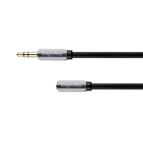 Kabel wtyk - gniazdo proste jack 3.5 stereo 1.0m Kruger&Matz Kabel wtyk - gniazdo proste jack 3.5 stereo 1.0m Kruger&Matz