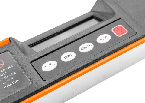 Poziomnica z wyświetlaczem elektronicznym 60 cm Poziomnica z wyświetlaczem elektronicznym 60 cm