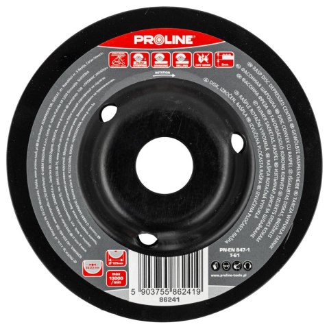 Tarcza wypukła tarnik grube zęby 125mm proline Tarcza wypukła tarnik grube zęby 125mm proline