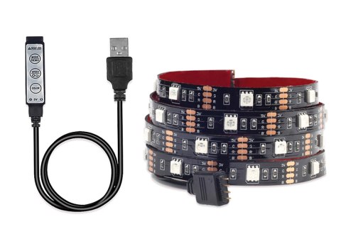 ZD4D Podświetlenie tv led rgb 4x50cm