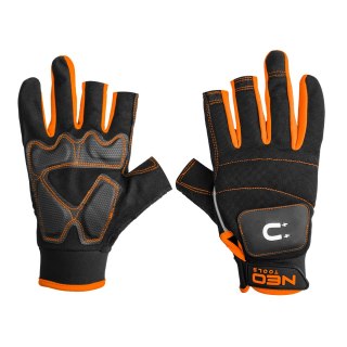 Rękawice robocze z magnesem, bez palców, rozmiar 10"