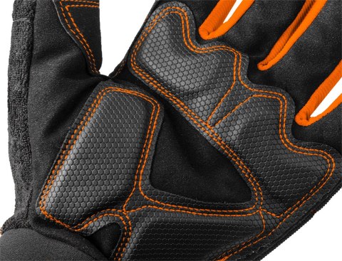 Rękawice robocze z magnesem, bez palców, rozmiar 10"