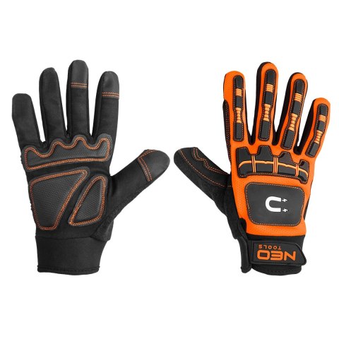 Rękawice robocze z magnesem, rozmiar 10" Rękawice robocze z magnesem, rozmiar 10"