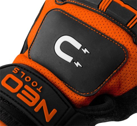 Rękawice robocze z magnesem, rozmiar 10" Rękawice robocze z magnesem, rozmiar 10"