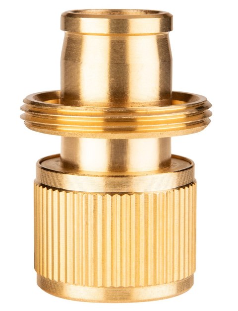 Złączka przelotowa 3/4", mosiężna