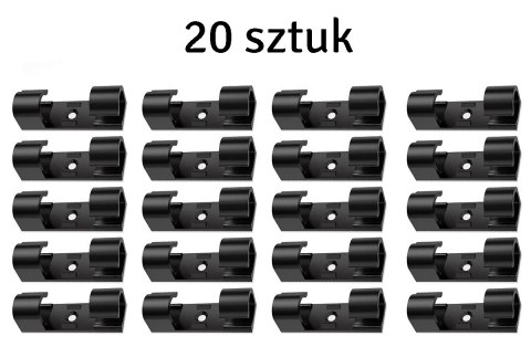 AG702D Klips organizer na kable 20szt bl AG702D Klips organizer na kable 20szt bl