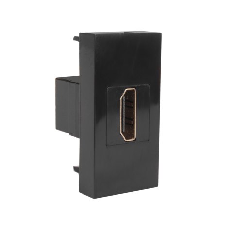 Gniazdo HDMI Maclean, pojedyncze, czarne, MCE720B Gniazdo HDMI Maclean, pojedyncze, czarne, MCE720B
