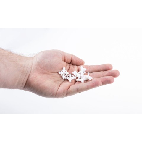 Krzyżyki dystansowe z kółkiem 1 mm, 100 szt. Krzyżyki dystansowe z kółkiem 1 mm, 100 szt.