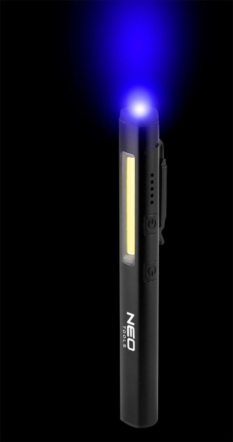 Lampa inspekcyjna 450 lm COB LED + laser + UV + latarka 4 w 1 Lampa inspekcyjna 450 lm COB LED + laser + UV + latarka 4 w 1