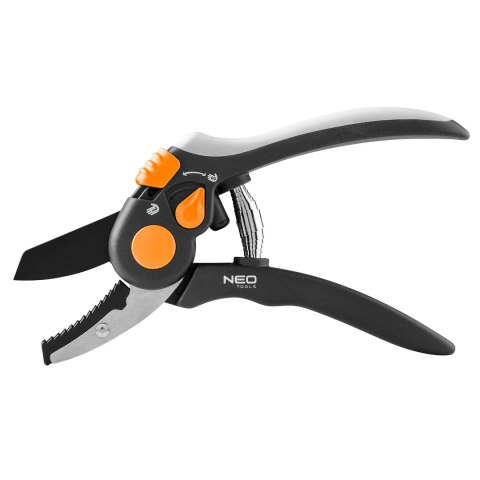 Sekator kowadełkowy 200 mm, zakres do 18 mm, regulowany rozstaw Sekator kowadełkowy 200 mm, zakres do 18 mm, regulowany rozstaw