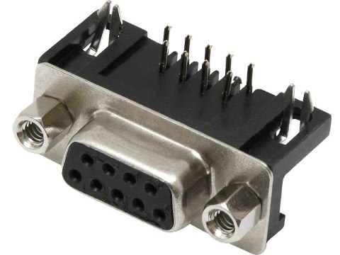 0008# D-sub db 9(f) gniazdo kątowe 0008# D-sub db 9(f) gniazdo kątowe