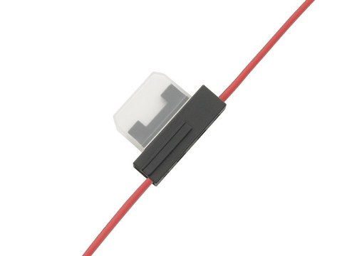 0590# Gniazdo bezpiecznika z kablem samochodowe czerwone 1.50 (pl)