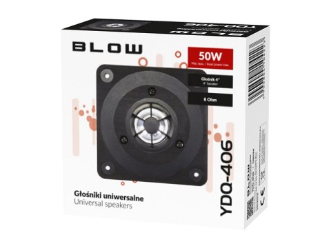 0953# Głośnik ydq406 4"50w 8ohm blow wysokotonowy tweeter 0953# Głośnik ydq406 4"50w 8ohm blow wysokotonowy tweeter