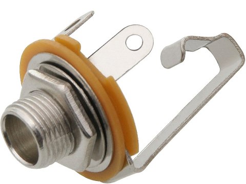 2185# Gniazdo jack 6.3 mn montażowe metal 2185# Gniazdo jack 6.3 mn montażowe metal