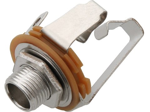 2195# Gniazdo jack 6.3 st montażowe metalowe 2195# Gniazdo jack 6.3 st montażowe metalowe