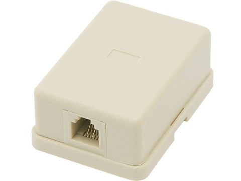 2259# Gniazdo telefoniczne 6p4c (puszka pojedyncza mała)