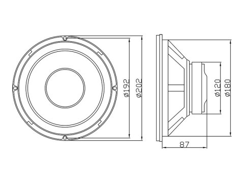 30-532# Głośnik blow a-200 8ohm