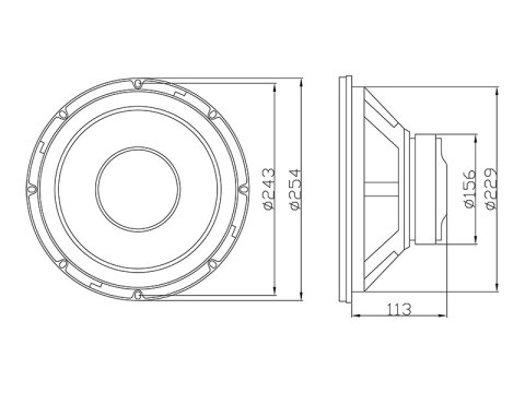 30-533# Głośnik blow a-250 8ohm