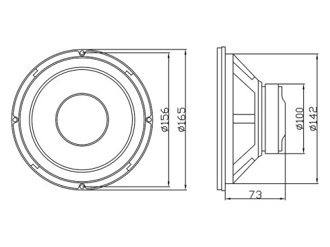 30-536# Głośnik blow a-165 4ohm
