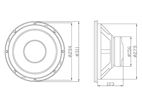 30-539# Głośnik blow a-300 4ohm