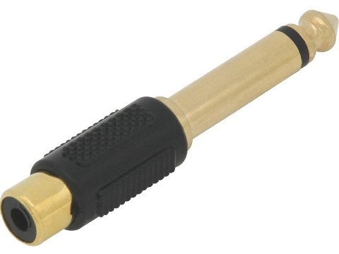 3242# Przejście: wtyk 6,3-gniazdo rca złote