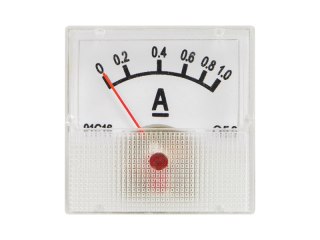 51-501# Miernik analogowy amperomierz kwadrat mini 1a + bocznik