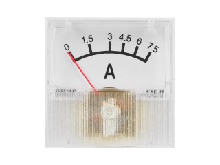 51-507# Miernik analogowy amperomierz kwadrat mini 7.5a + bocznik