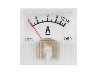 51-515# Miernik analogowy amperomierz kwadrat mini 15a + bocznik