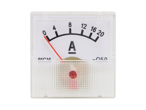 51-520# Miernik analogowy amperomierz kwadrat mini 20a + bocznik 51-520# Miernik analogowy amperomierz kwadrat mini 20a + bocznik