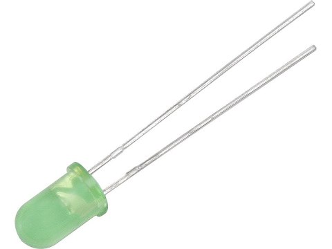 6024# Dioda led 5mm (zielona matowa) 6024# Dioda led 5mm (zielona matowa)