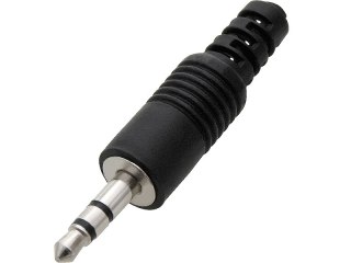 1276# Wtyk jack 3,5 st plastikowy hq