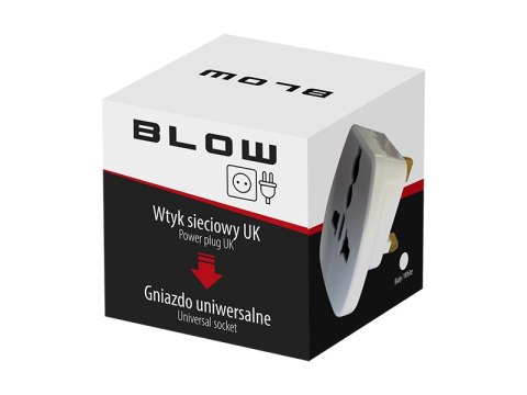 1314# Wtyk sieciowy wtyk uk/gniazdo uniwersalne białe 1314# Wtyk sieciowy wtyk uk/gniazdo uniwersalne białe