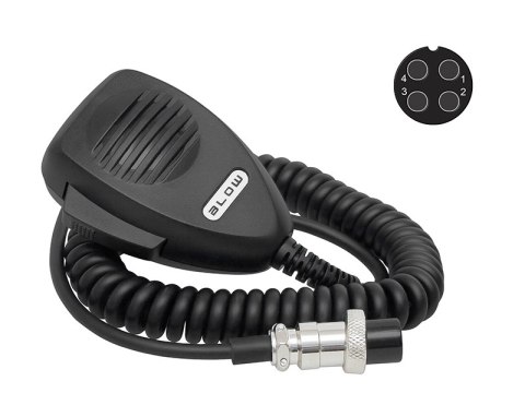 24-114# Mikrofon do cb 4pin 24-114# Mikrofon do cb 4pin