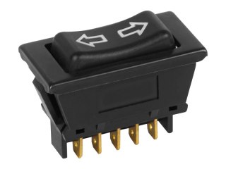 5779# Przełącznik asw-21d czarny podświetlany dpdt 5pin