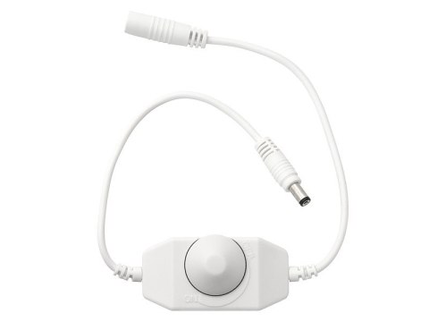 70-965# Ściemniacz taśm jednokanałowy led z pokrętłem biały 70-965# Ściemniacz taśm jednokanałowy led z pokrętłem biały