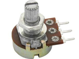 8699# Potencjometr obrotowy 1m ohm b lini l=15mm